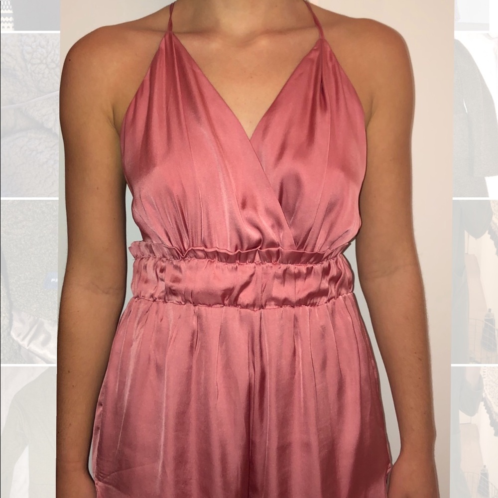 Satin romper